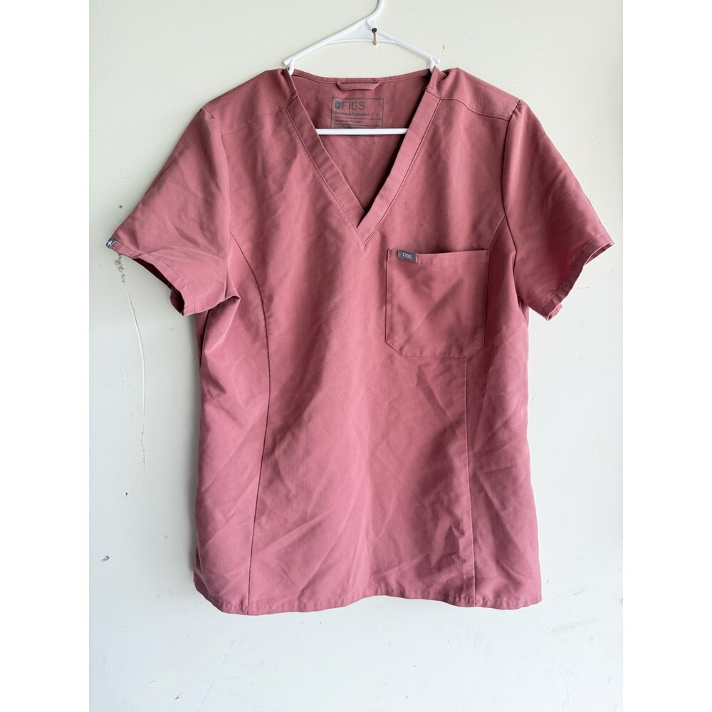 Figs Technical Collection Top Women’s Large  Scrub V Neck